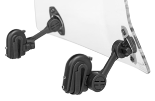 Alerón de parabrisas Evo, transparente 