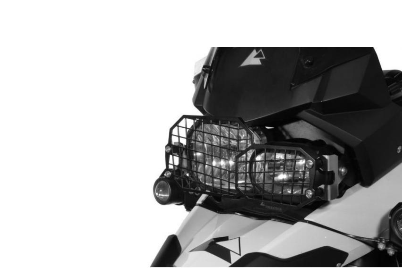 Protector de Faros de Acero Inoxidable Touratech para BMW F800GS y GSA / F700GS / F650GS Twin